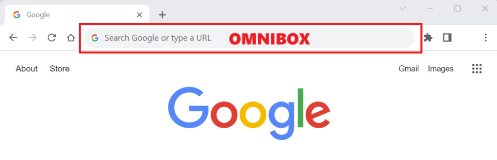 Omnibox - Search Google or type a URL